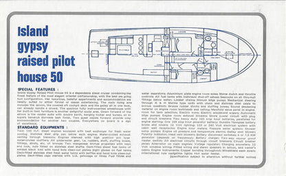 Island Gypsy 50 Specification Brochure