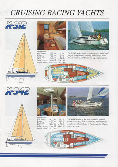 X-Yachts 1990s Brochure