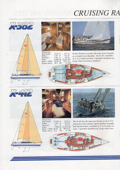 X-Yachts 1990s Brochure
