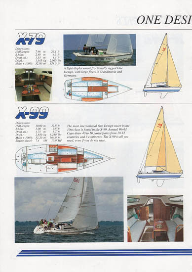 X-Yachts 1990s Brochure
