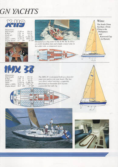 X-Yachts 1990s Brochure