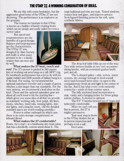 O'Day 1978 Yachts Brochure