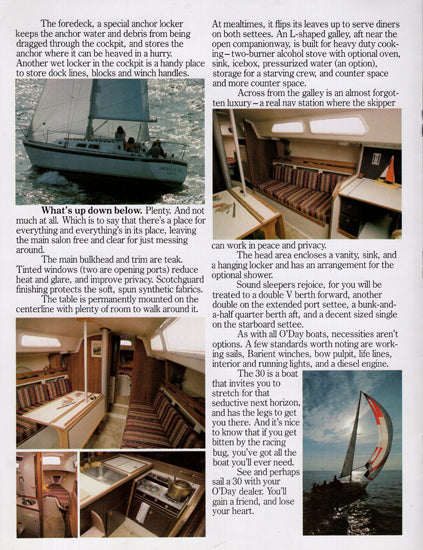 O'Day 1978 Yachts Brochure