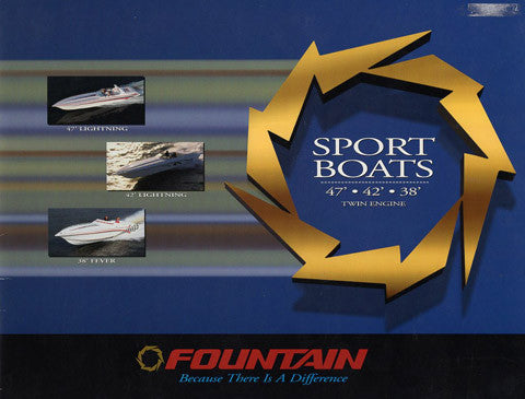 Fountain 1998 Sport Boats 38 - 47 Brochure