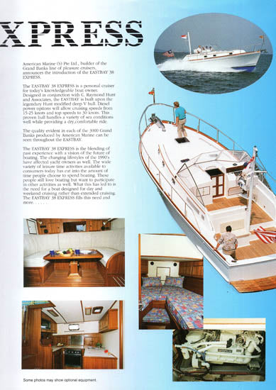 Grand Banks Eastbay 38 Preliminary Brochure