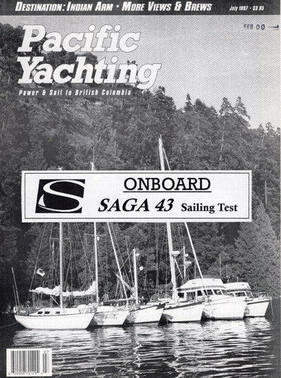 Saga 43 Pacific Yachting Magazine Reprint Brochure