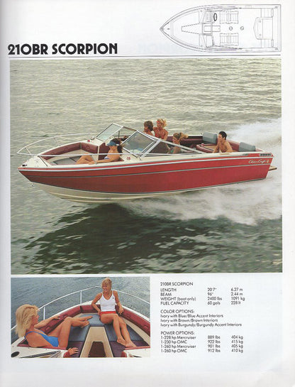 Chris Craft 1983 Sport Boats Brochure