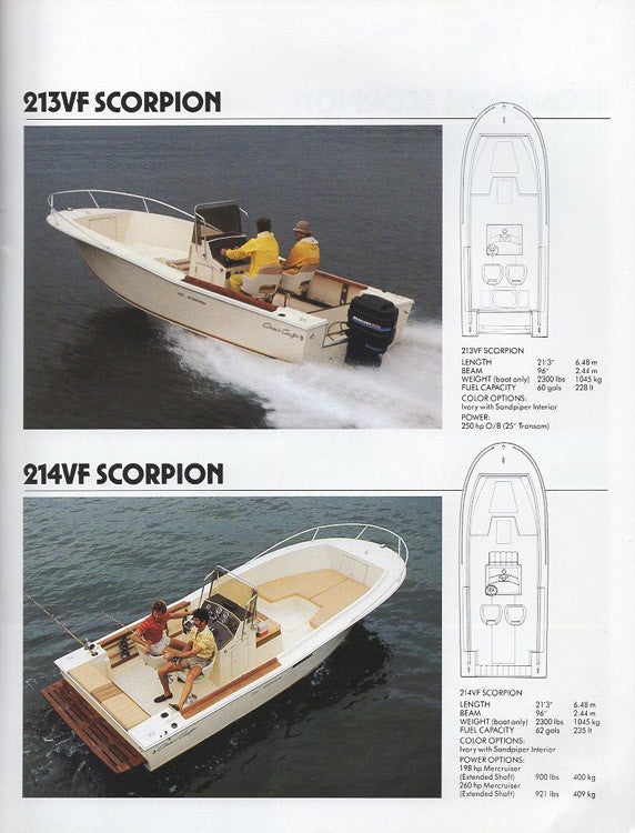 Chris Craft 1983 Sport Boats Brochure – SailInfo I boatbrochure.com