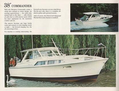Chris Craft 1971 Commander Brochure