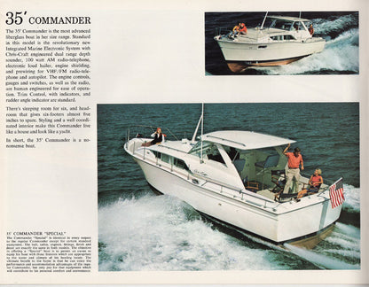 Chris Craft 1971 Commander Brochure