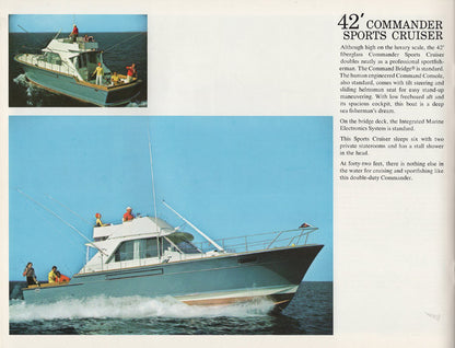 Chris Craft 1971 Commander Brochure
