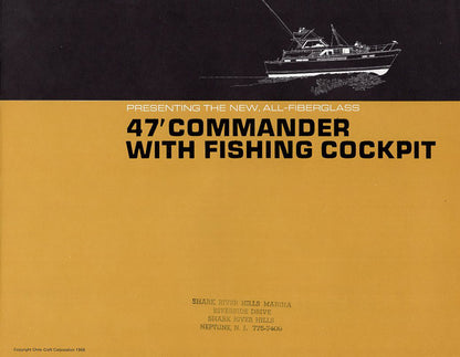 Chris Craft Commander 47 Brochure