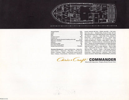 Chris Craft Commander 47 Brochure