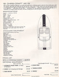 Chris Craft 1973 XK / Lancer Specification Brochure