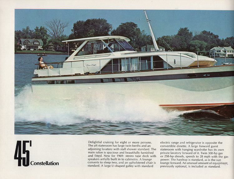 Chris Craft 1969 Constellation / Corvette  Brochure