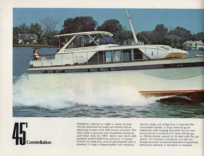 Chris Craft 1969 Constellation / Corvette  Brochure