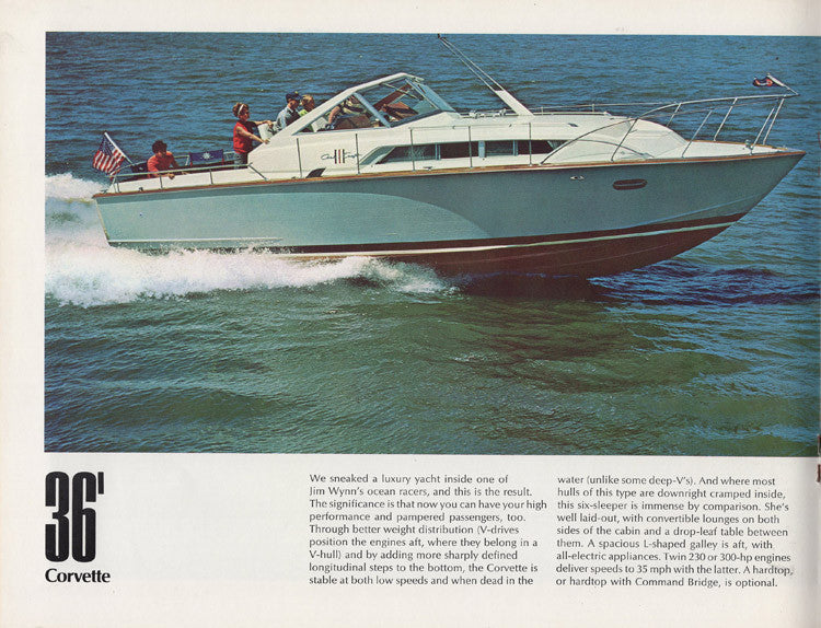 Chris Craft 1969 Constellation / Corvette  Brochure