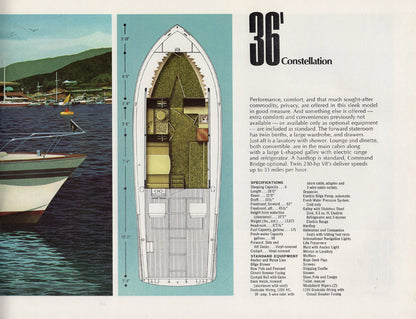 Chris Craft 1969 Constellation / Corvette  Brochure