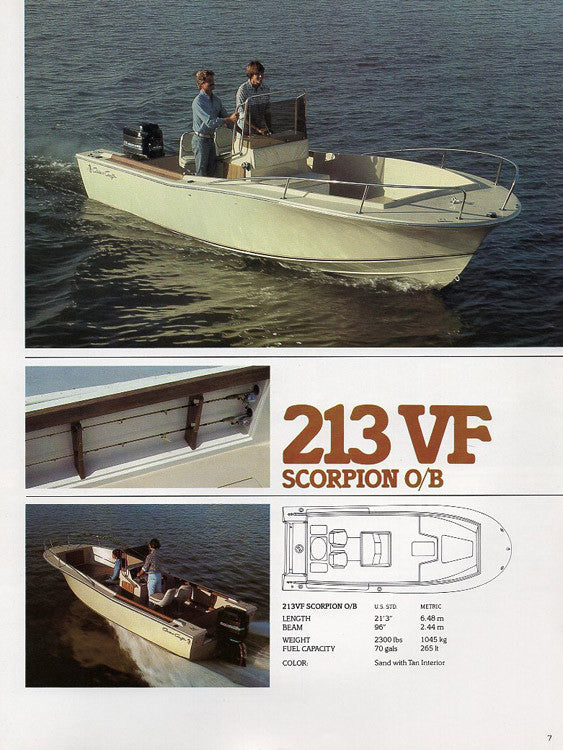 Chris Craft 1981 Sport Boats Brochure – SailInfo I boatbrochure.com