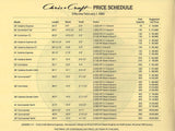 Chris Craft 1980 Cruisers Price List