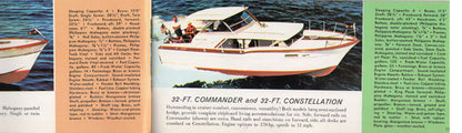 Chris Craft 1960 Sport Boat & Sea Skiffs Mini Brochure