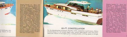 Chris Craft 1960 Sport Boat & Sea Skiffs Mini Brochure