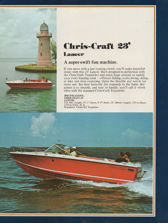 Chris Craft 1976 Sport Boats Brochure