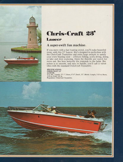 Chris Craft 1976 Sport Boats Brochure
