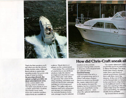 Chris Craft Catalina 35 Double Cabin Brochure