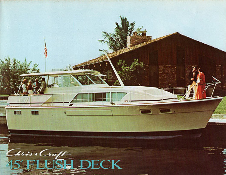 Chris Craft Flush Deck 45 Brochure