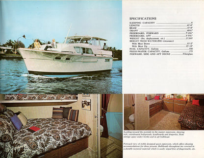 Chris Craft Flush Deck 45 Brochure