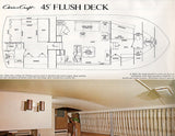 Chris Craft Flush Deck 45 Brochure