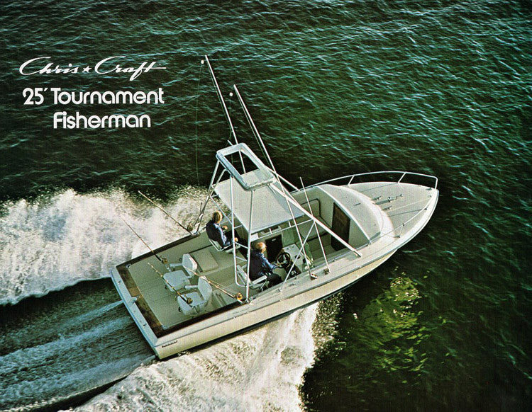 Chris Craft 25 Tournament Fisherman Brochure