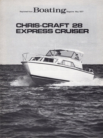 Chris Craft Catalina 28 Express Boating Magazine Reprint Brochure