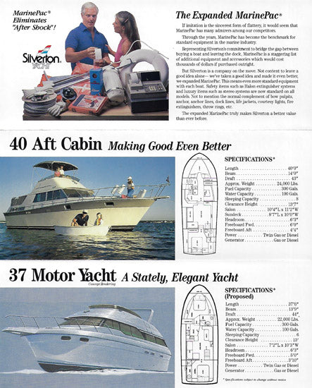 Silverton 1987 Abbreviated Brochure