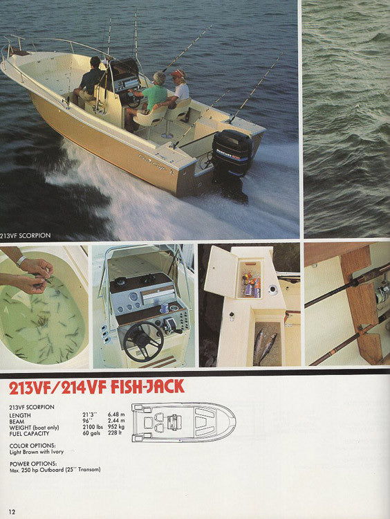 Chris Craft 1984 Sport Boats & Decks Brochure