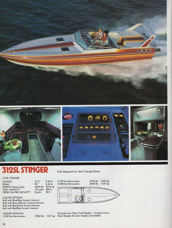 Chris Craft 1984 Sport Boats & Decks Brochure