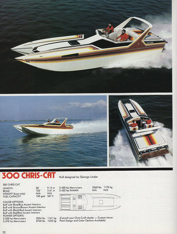 Chris Craft 1984 Sport Boats & Decks Brochure