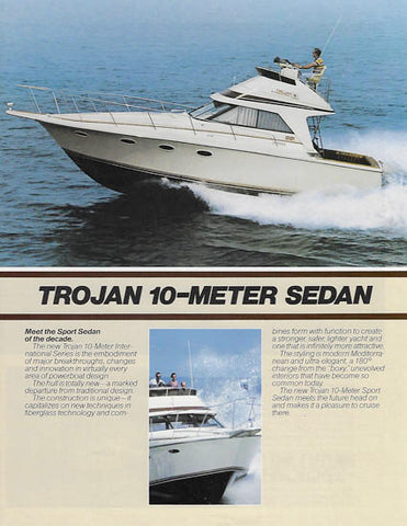 Trojan 10 Meter Sedan Brochure