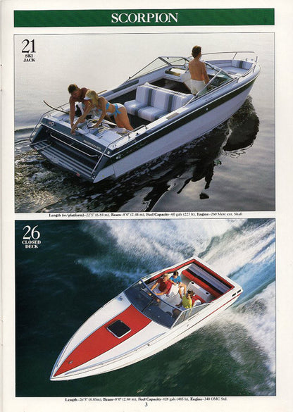 Chris Craft 1989 Full Line Brochure