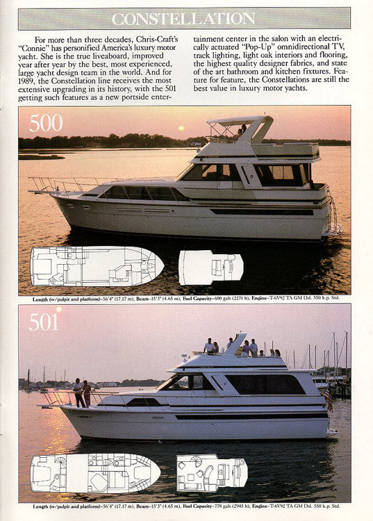 Chris Craft 1989 Full Line Brochure
