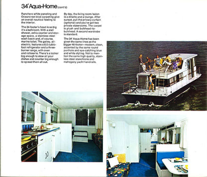 Chris Craft 1970 Aqua Home Brochure