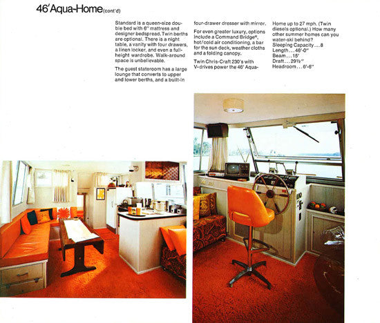 Chris Craft 1970 Aqua Home Brochure
