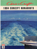 Chris Craft 1994 Concept Runabouts Brochure