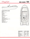 Chris Craft Sea Hawk 190 Brochure