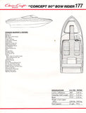 Chris Craft Concept Bowrider 177 Brochure