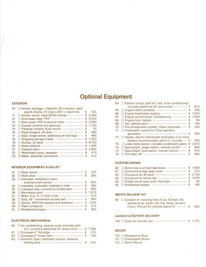 Uniflite 48 II SE Specification Brochure