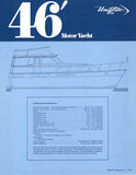 Uniflite 46 Motor Yacht  Specification Brochure