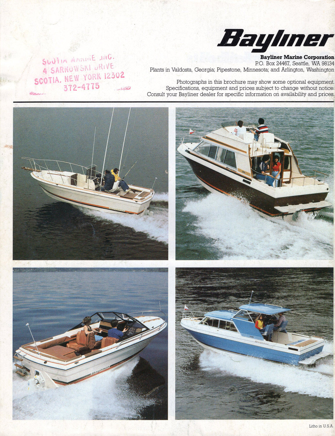 Bayliner 1978 Brochure