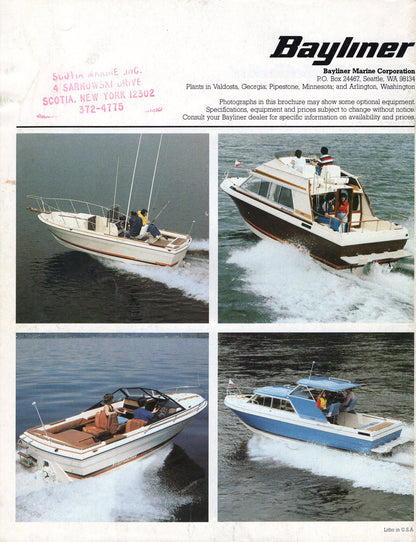 Bayliner 1978 Brochure